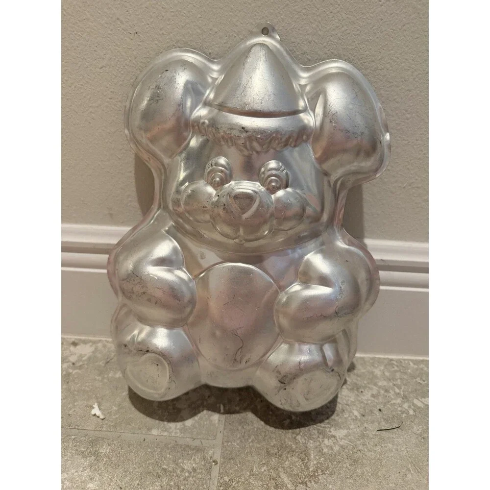 1985 Vintage Wilton Popples Bear Cake Pan Baking Aluminum 502-9406